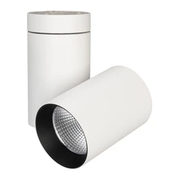 Фото #1 товара Светильник SP-POLO-SURFACE-TURN-R85-15W White5000 (WH-BK, 40 deg) (Arlight, IP20 Металл, 3 года)