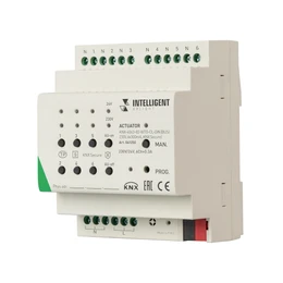 Фото #1 товара INTELLIGENT ARLIGHT Актуатор KNX-4063-82-WTO-CL-DIN (BUS/230V, 6x300mA, KNX Secure) (IARL, IP20 Пластик, 2 года)