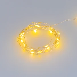 Фото #1 товара Светодиодная гирлянда ARD-DEW-HOME-2000-CLEAR-20LED-STD Yellow (3V, Battery Pack) (Ardecoled, IP20)