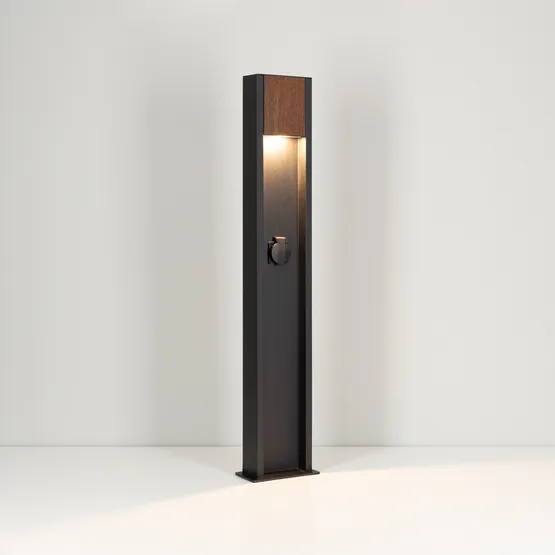 Фото #3 товара Светильник LGD-SEKVOYA-BOLL-SOCKET-H900-11W Warm3000 (BK, 120 deg, 230V) (Arlight, IP54 Металл, 3 года)