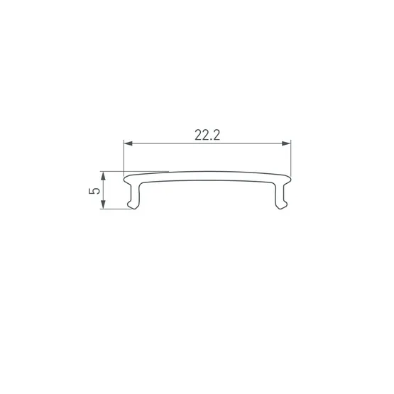 Фото #2 товара Экран FANTOM-W20-BEVEL-2000 OPAL (Arlight, Пластик)