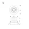 Минифото #2 товара Светильник MS-VORTEX-BUILT-R110-20W Warm3000 (WH-WH, 40 deg, 230V) (Arlight, IP20 Металл, 5 лет)