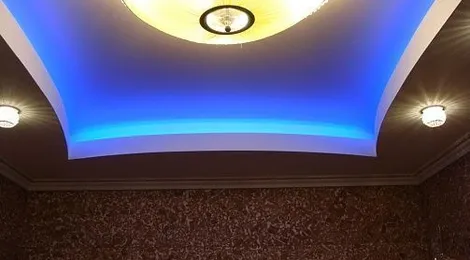 Многоцветная светодиодная подсветка в квартире