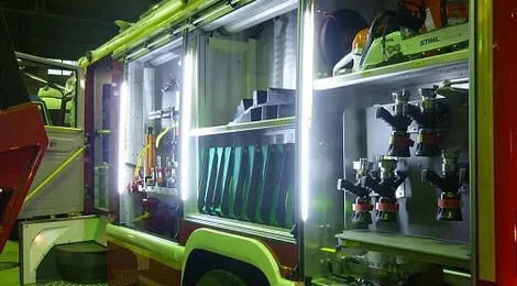 Светодиодная подсветка пожарной спецтехники