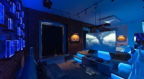 Светодиодная подсветка квартиры-студии